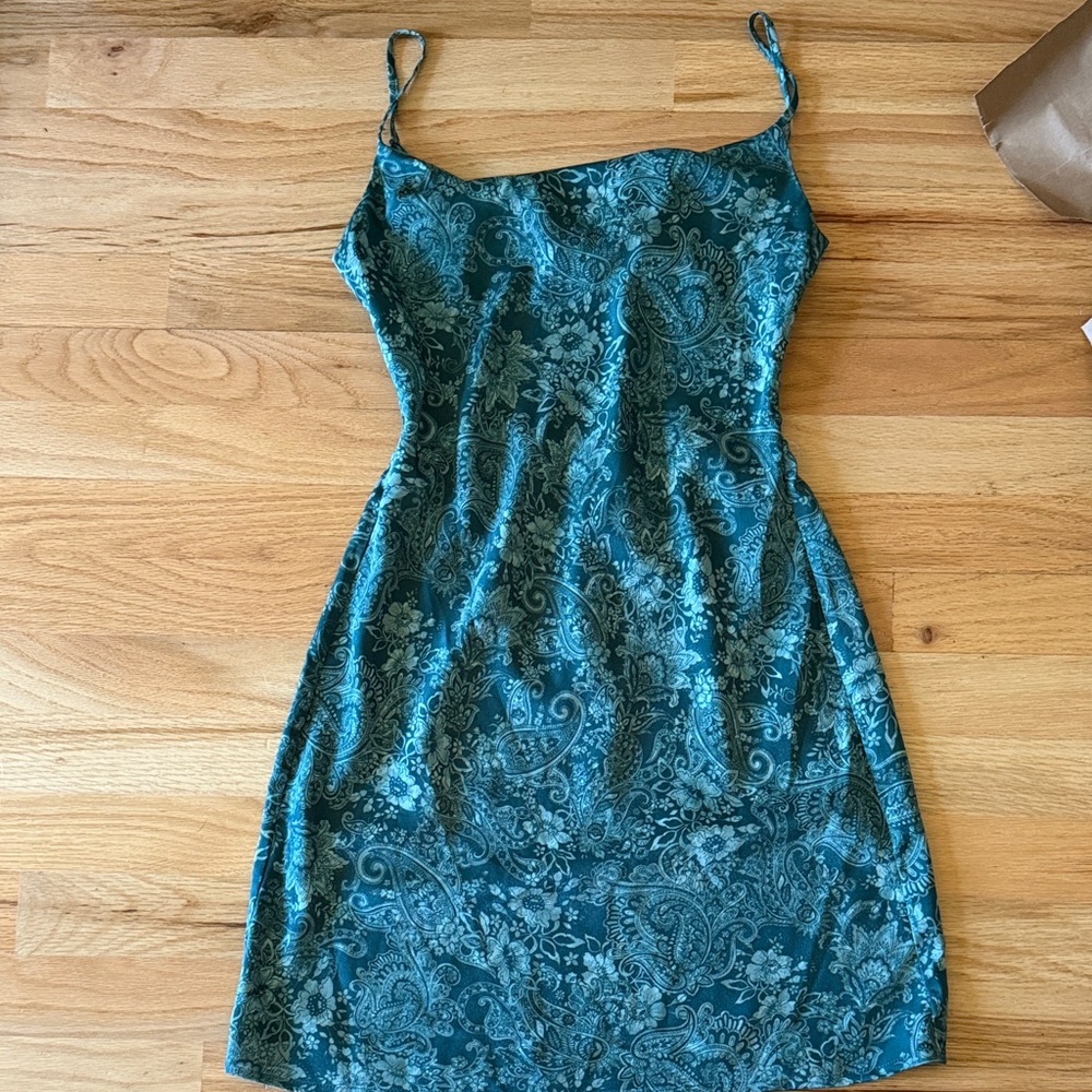 O’Neill Teal Paisley Dress